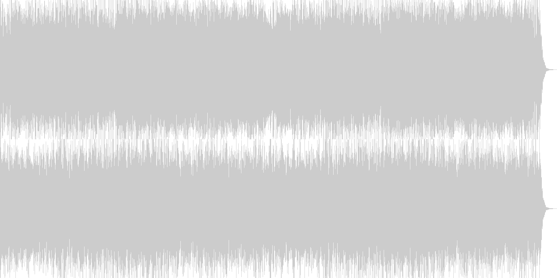未再生の波形