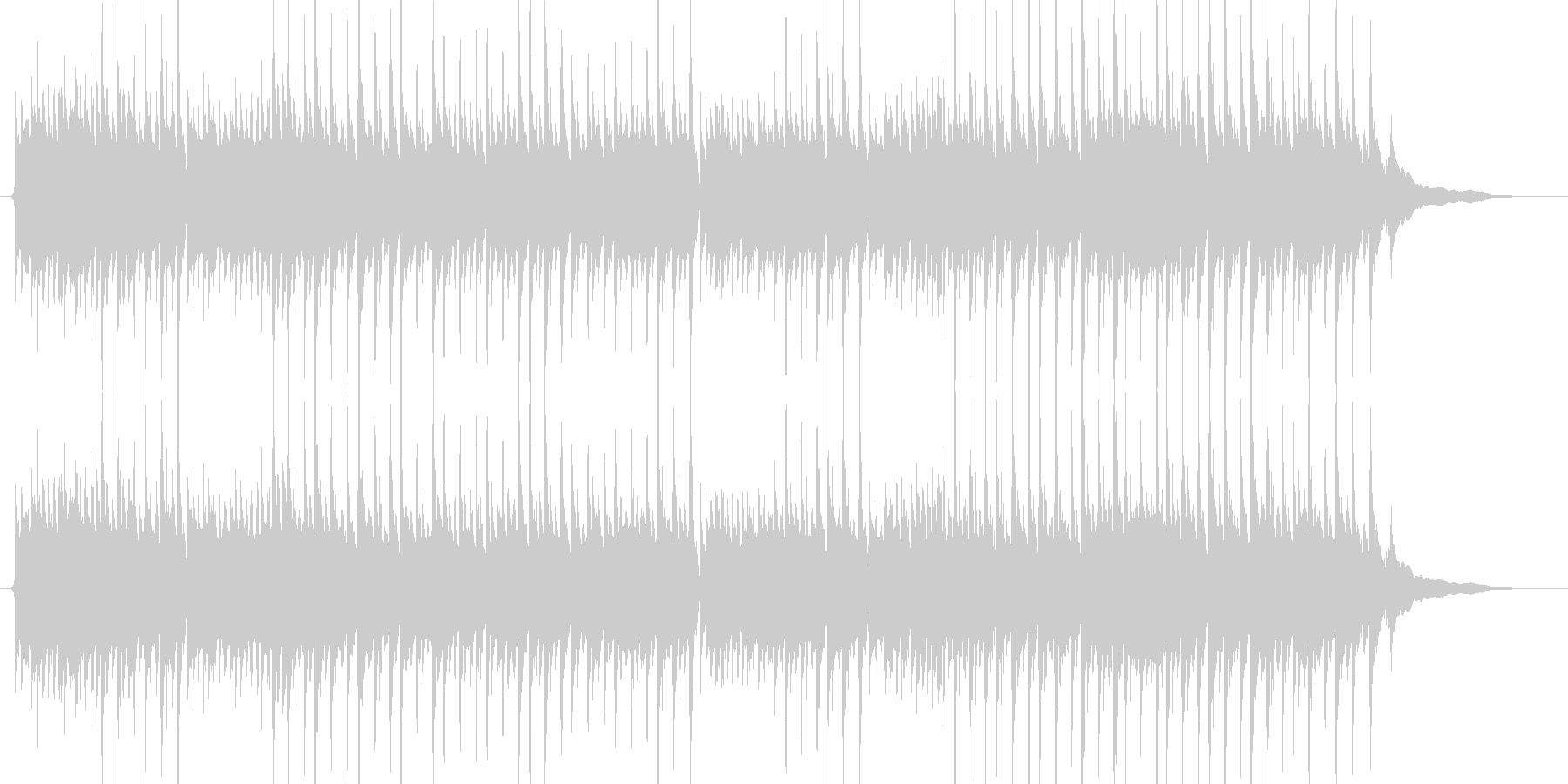 未再生の波形