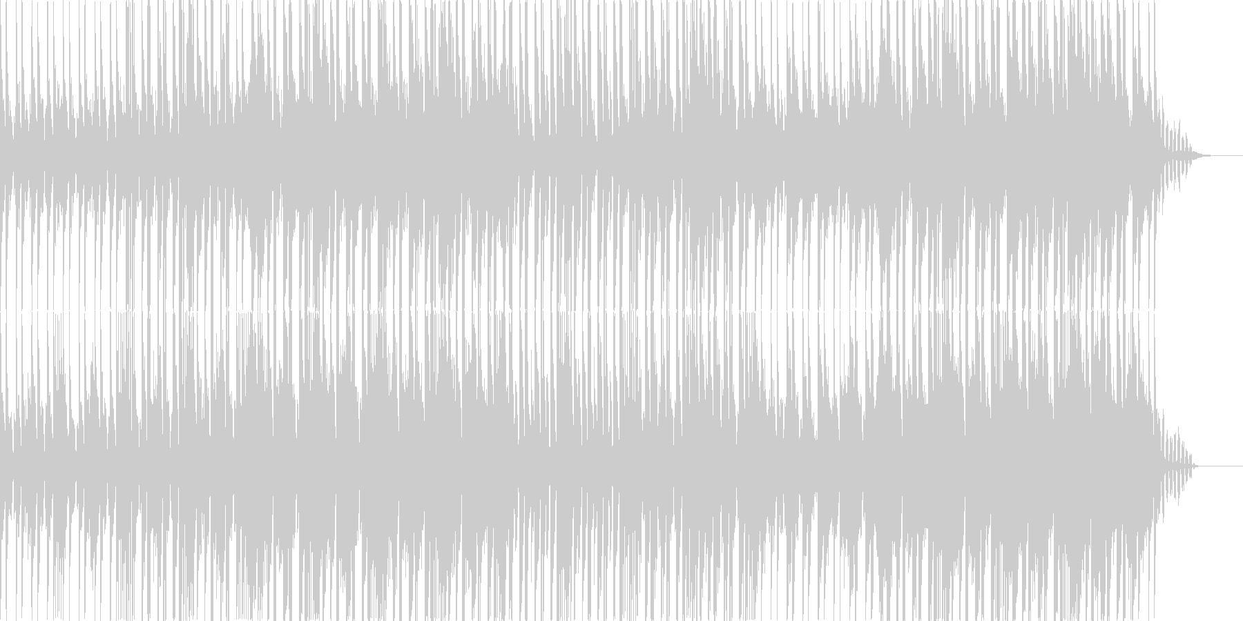 未再生の波形