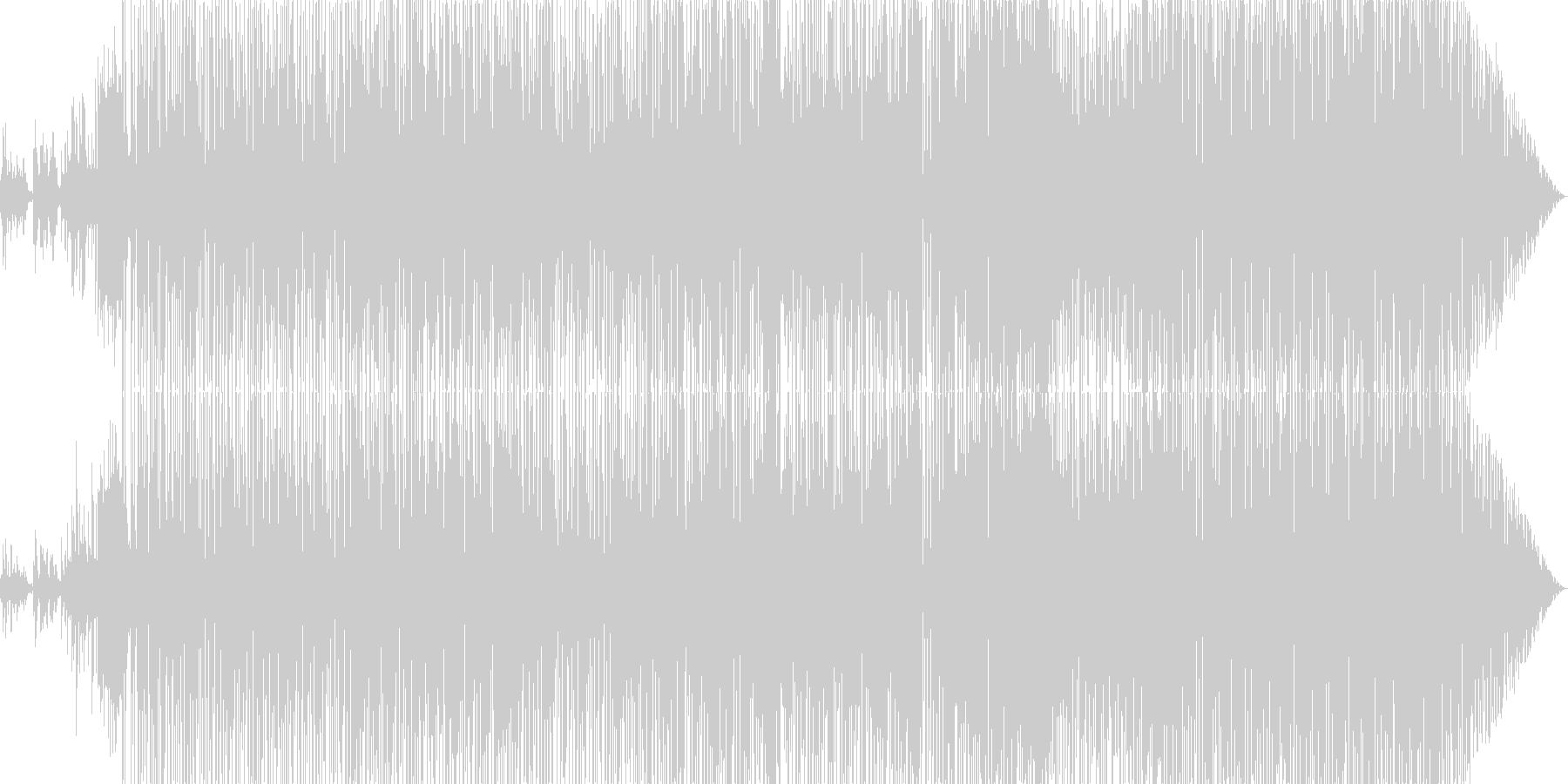 未再生の波形