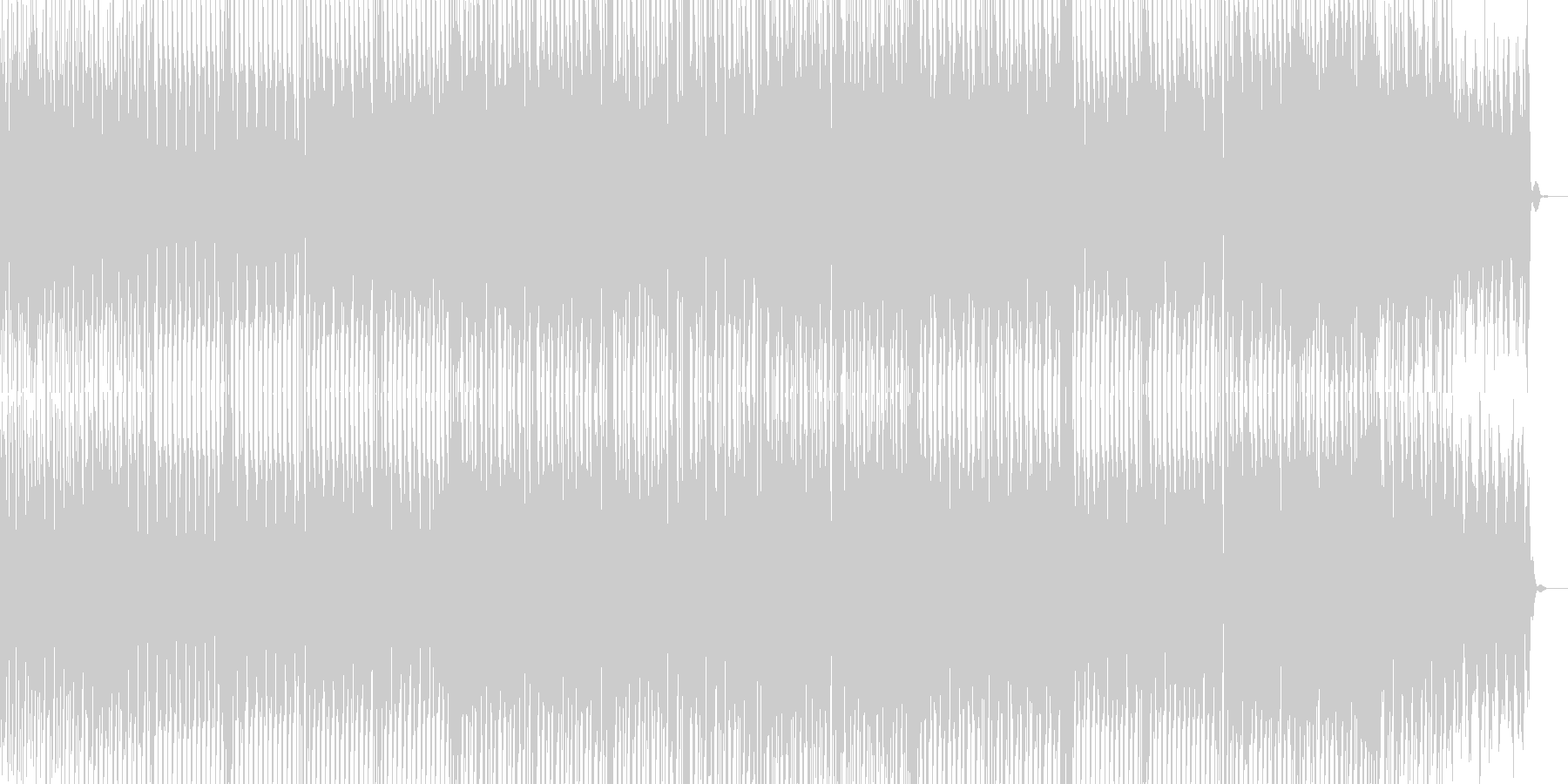 未再生の波形
