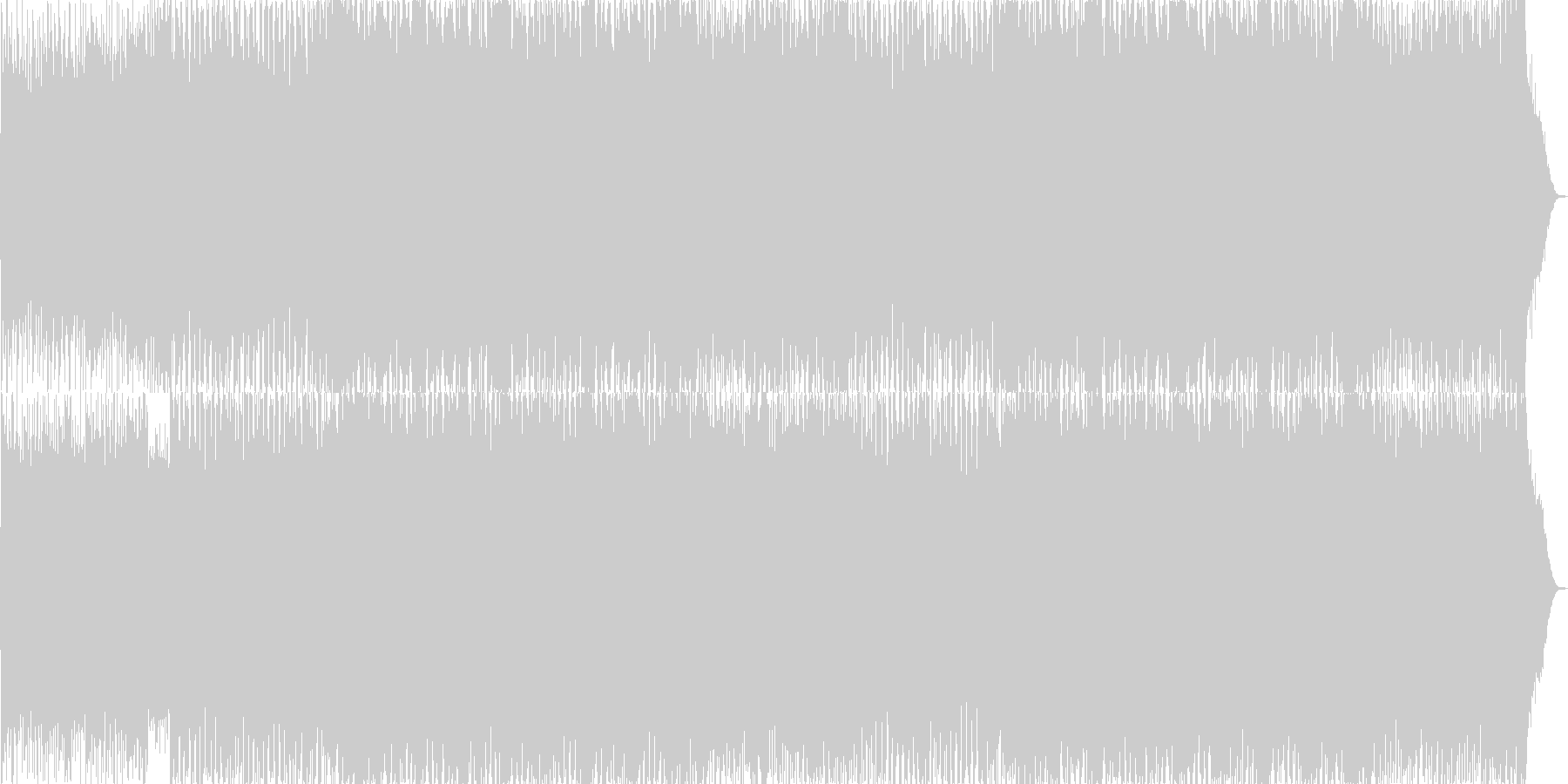 未再生の波形