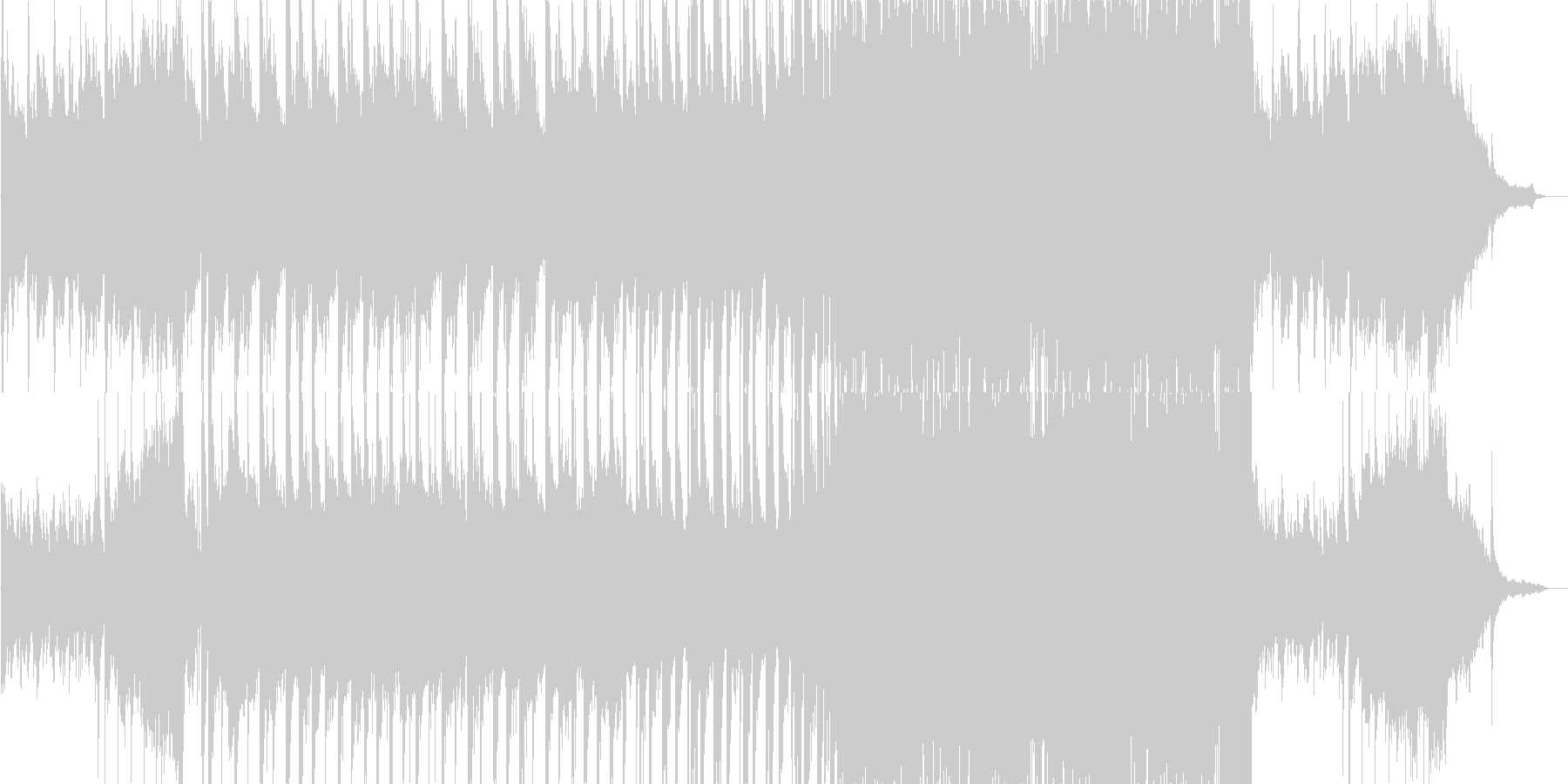未再生の波形