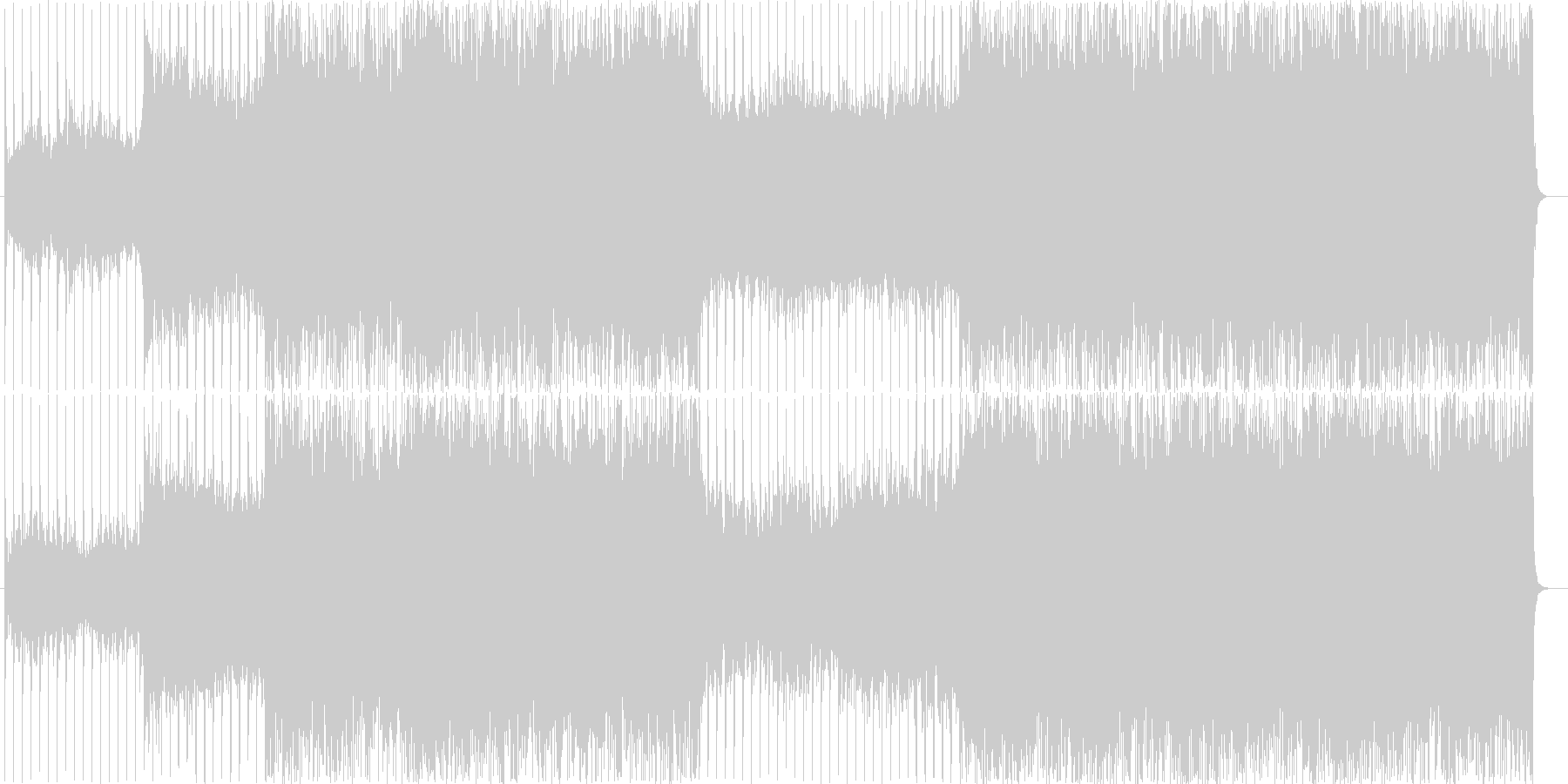 未再生の波形