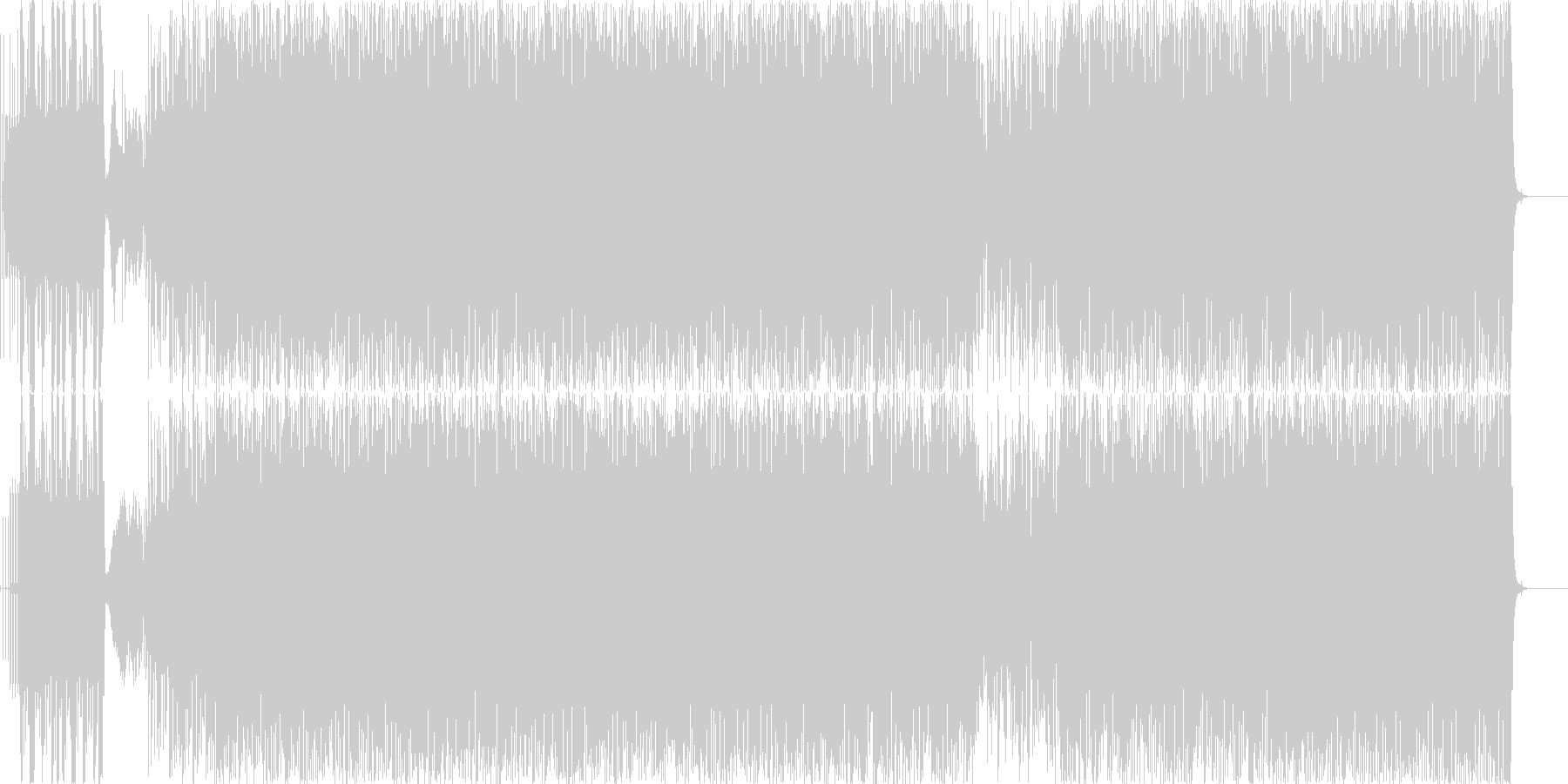 未再生の波形