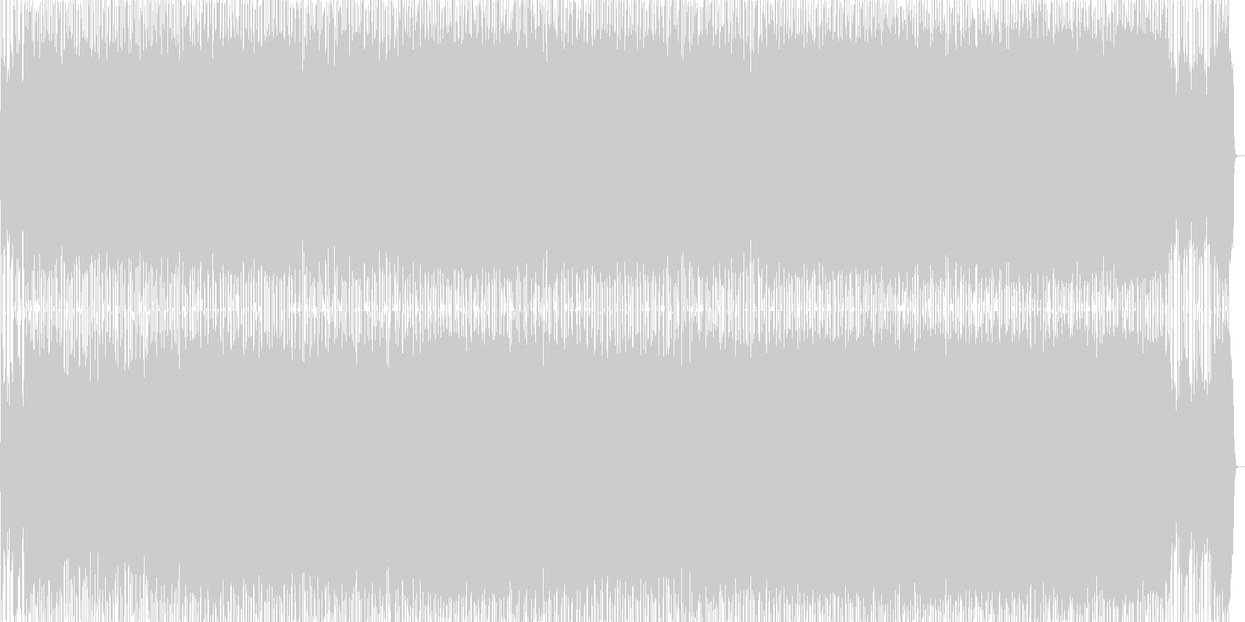 未再生の波形