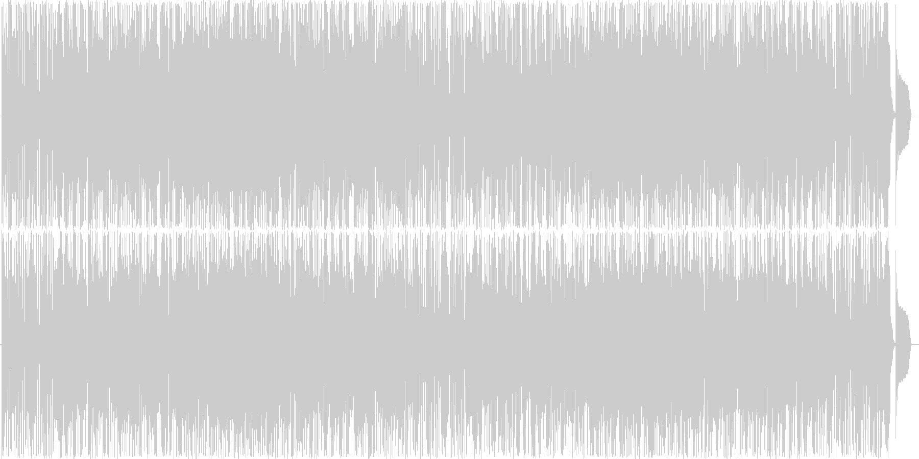 未再生の波形