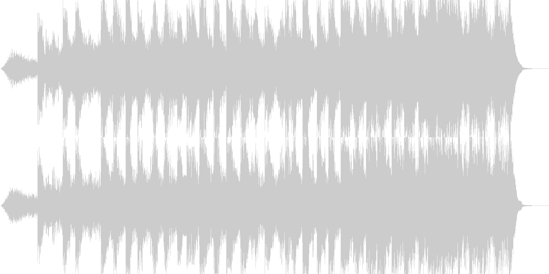 未再生の波形