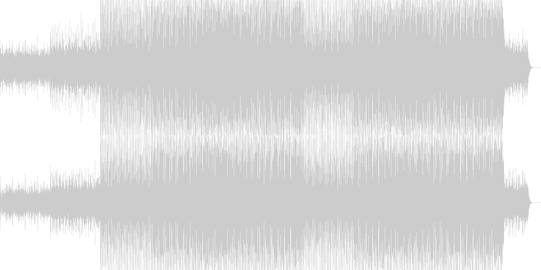 未再生の波形