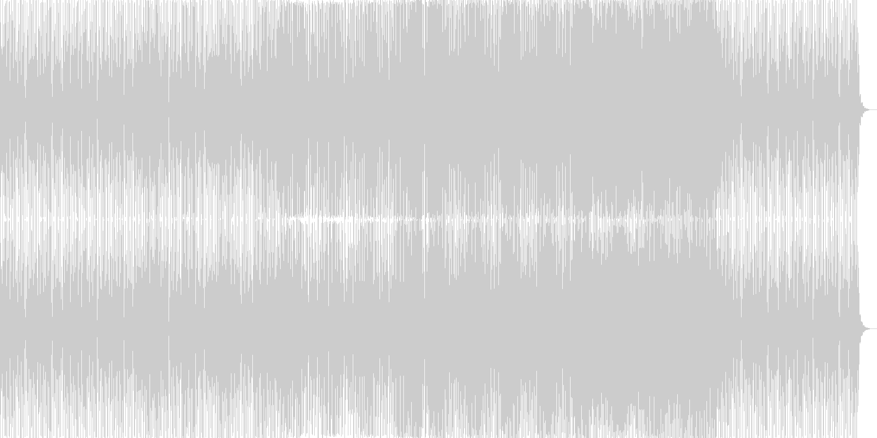 未再生の波形