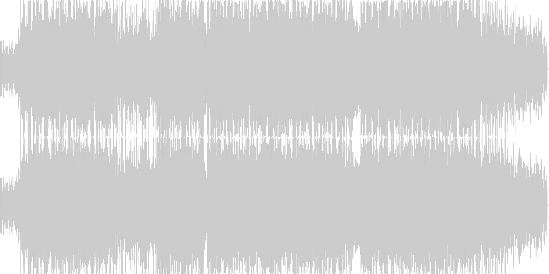 未再生の波形