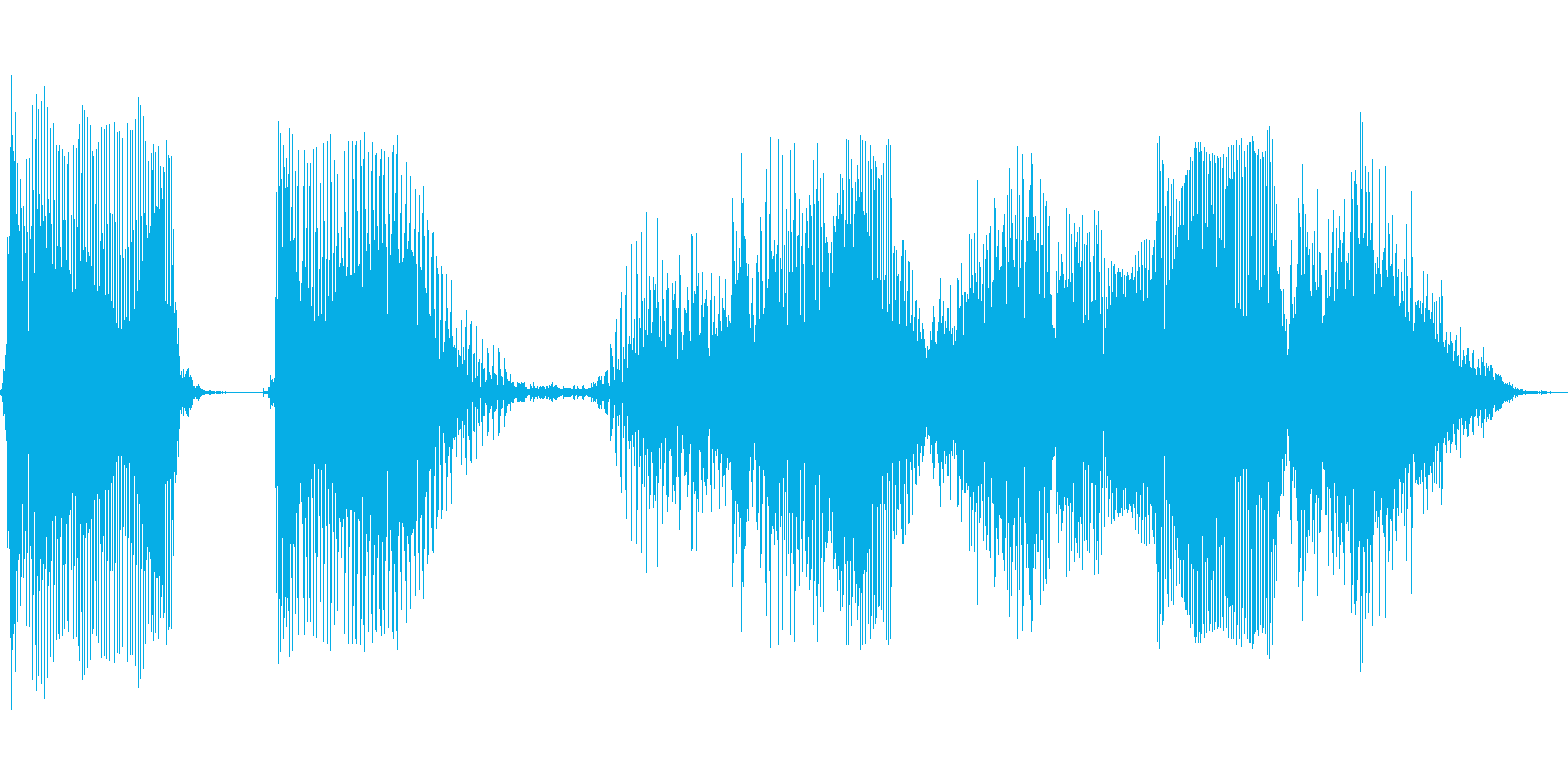 再生済の波形