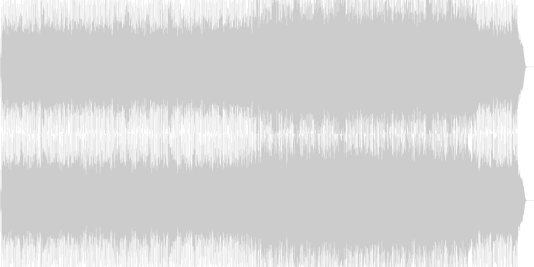 未再生の波形