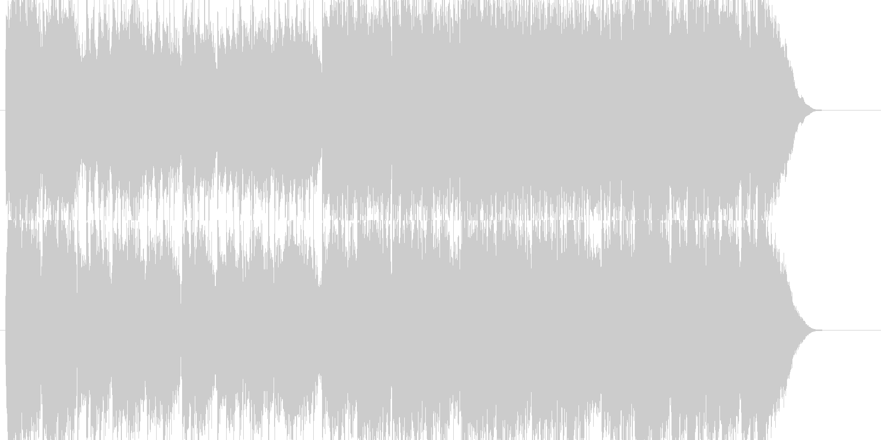 未再生の波形
