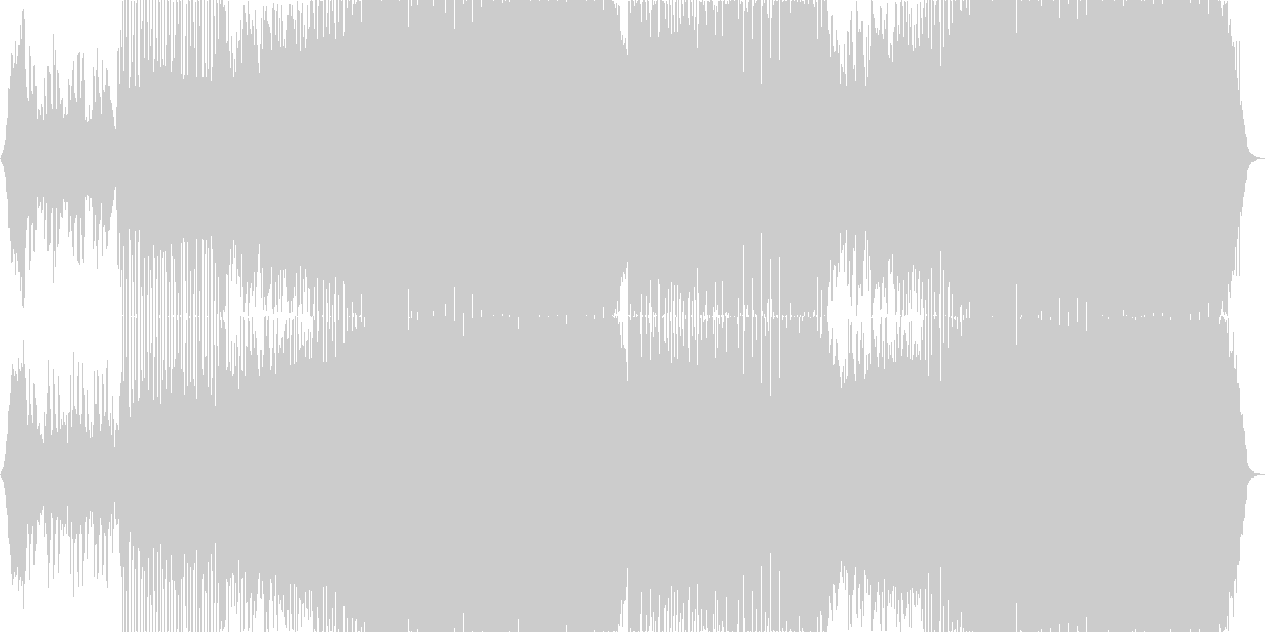 未再生の波形