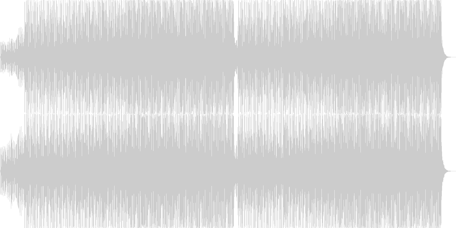 未再生の波形