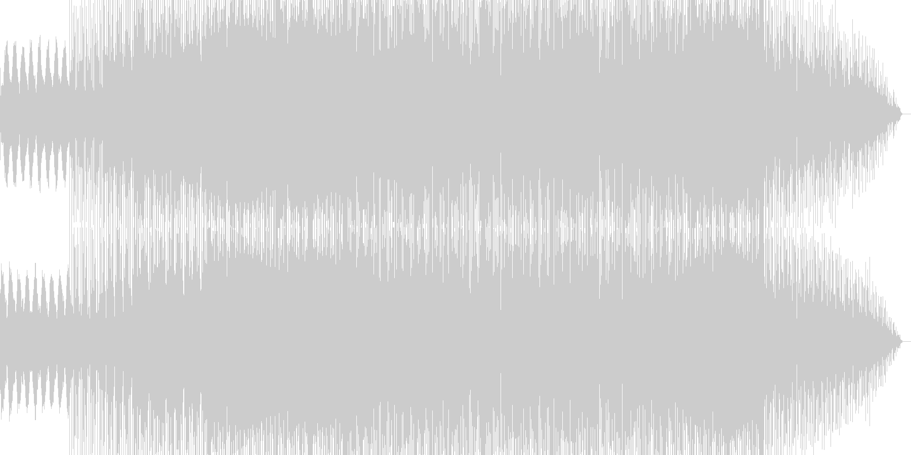 未再生の波形