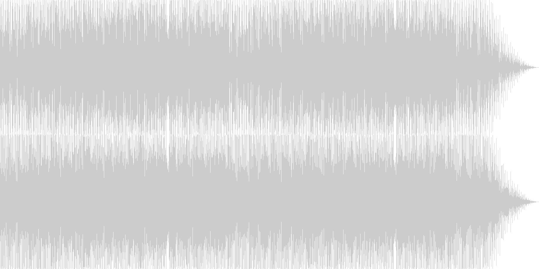 未再生の波形