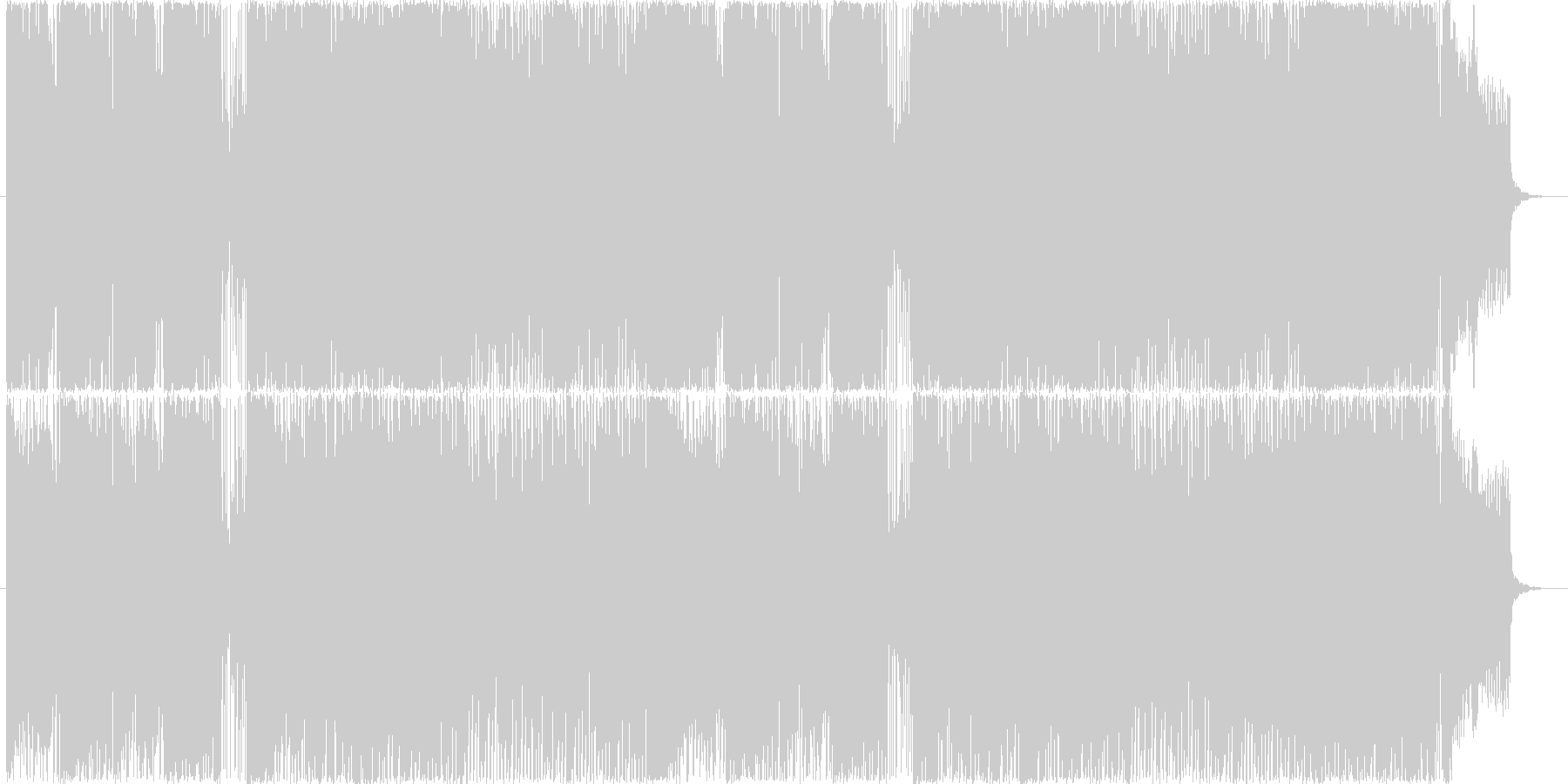 未再生の波形