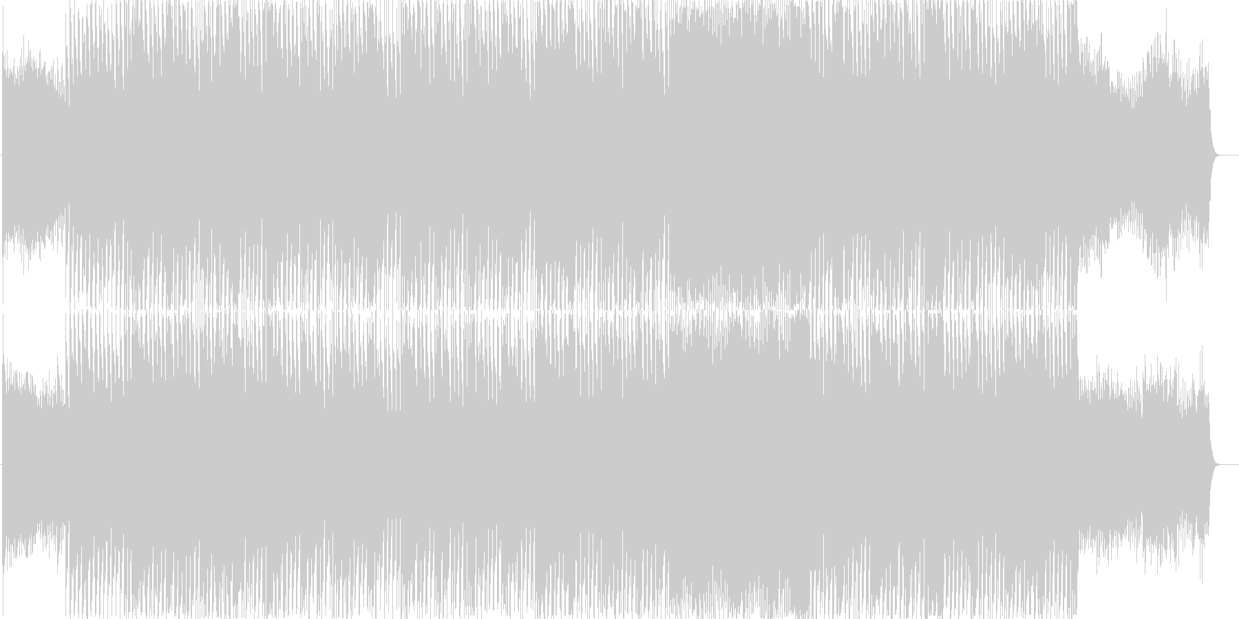 未再生の波形