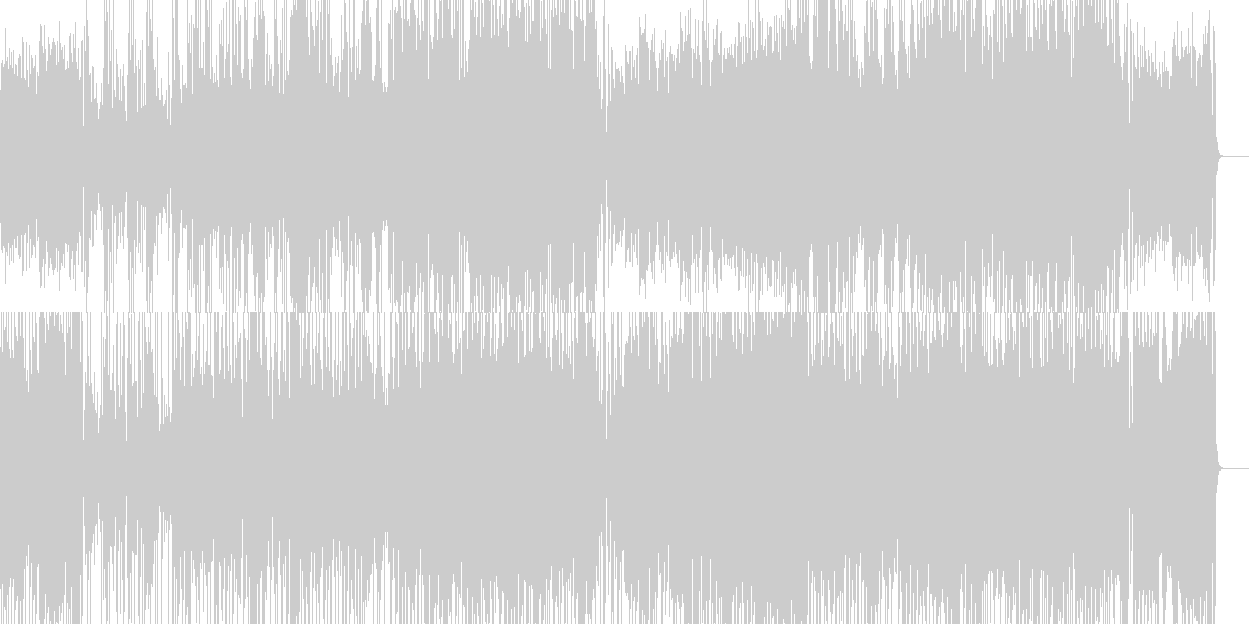 未再生の波形