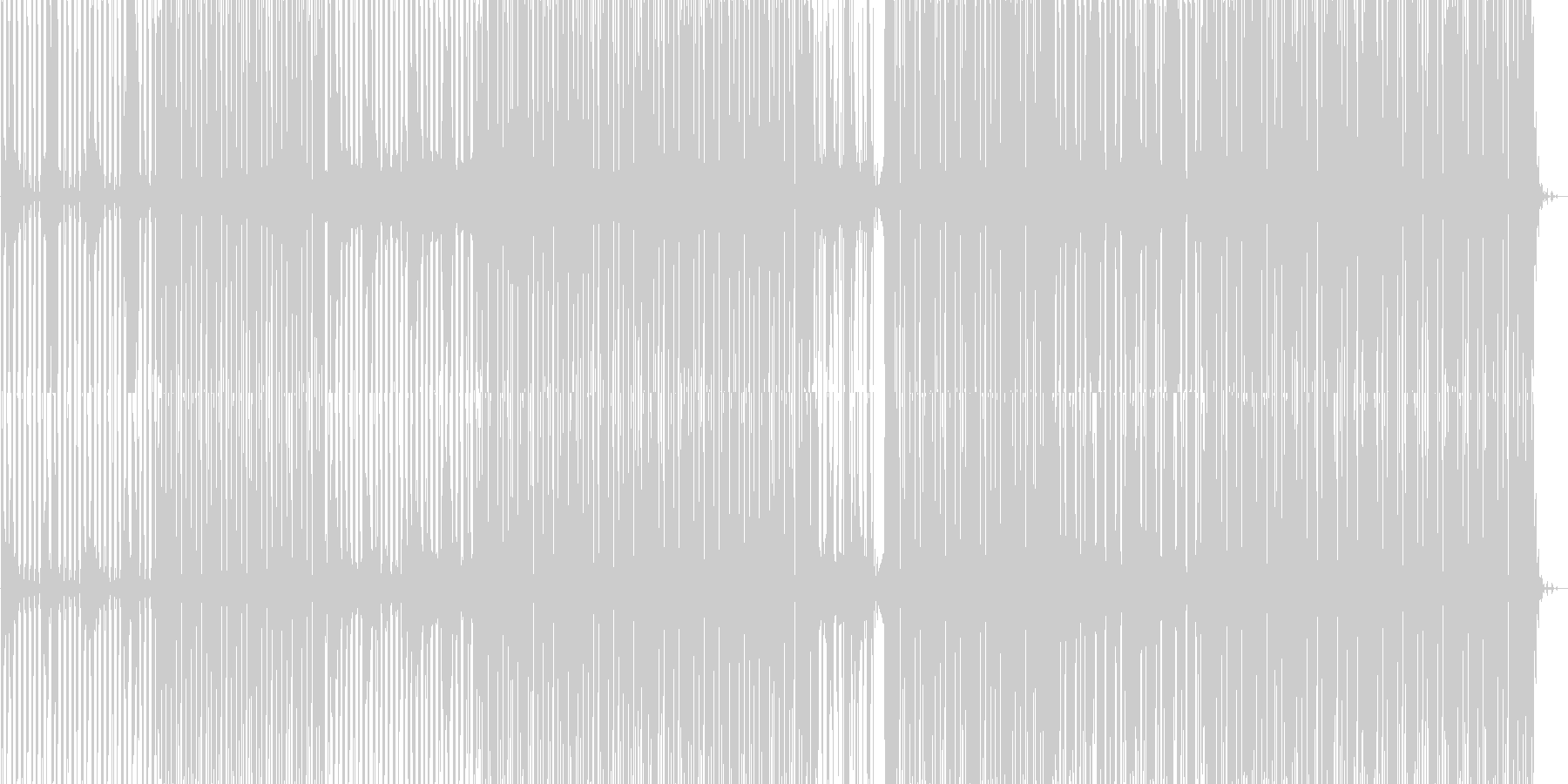 未再生の波形