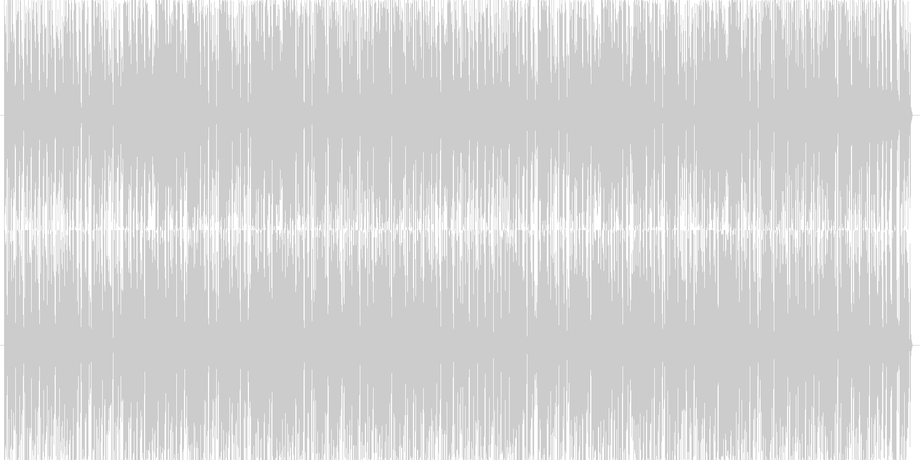 未再生の波形