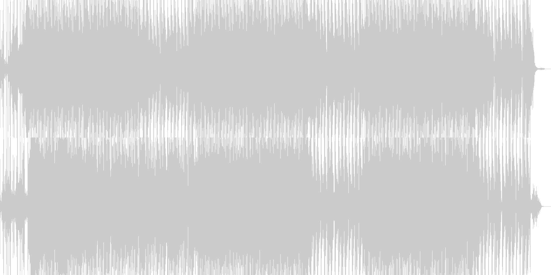未再生の波形