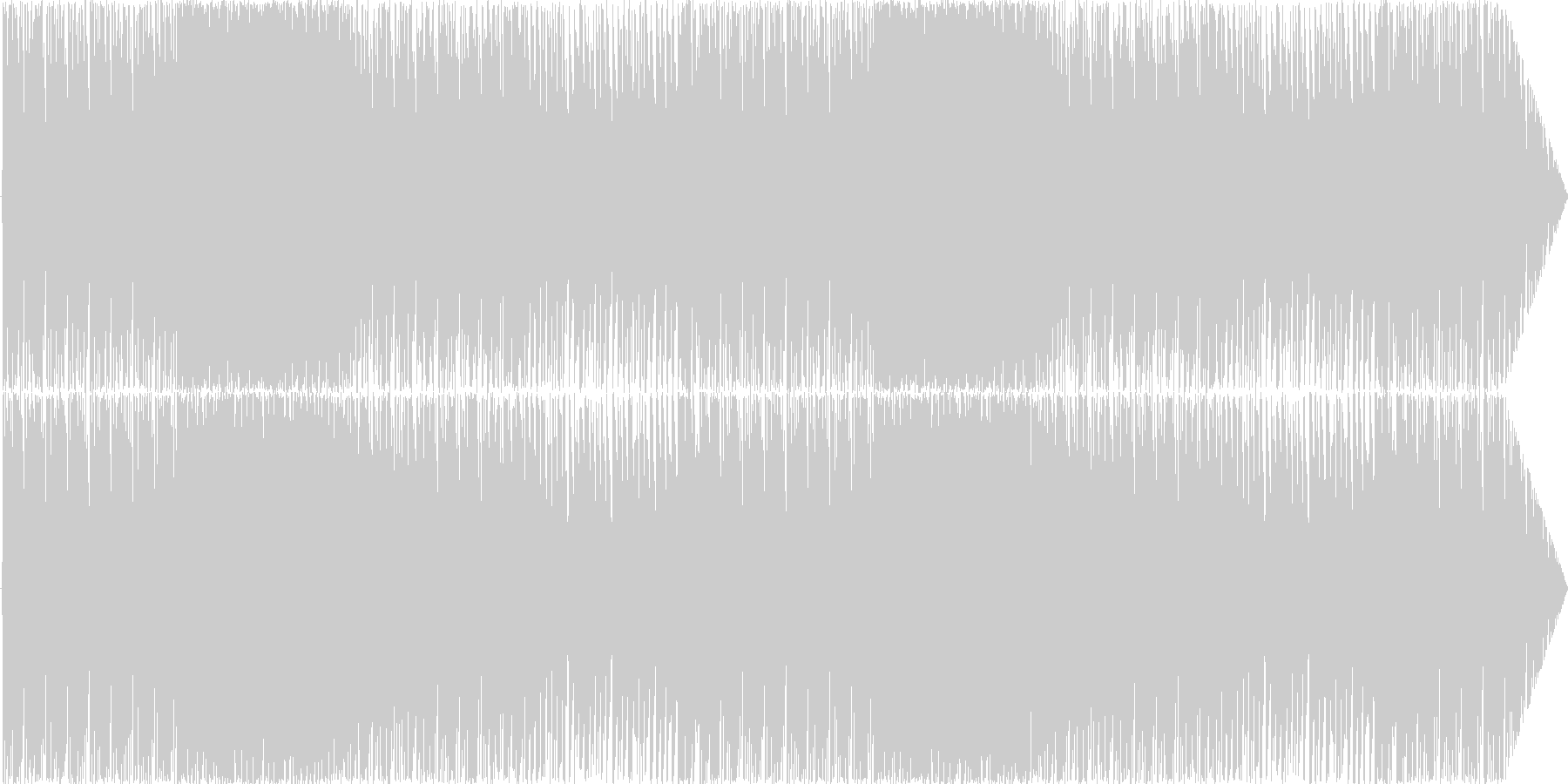 未再生の波形