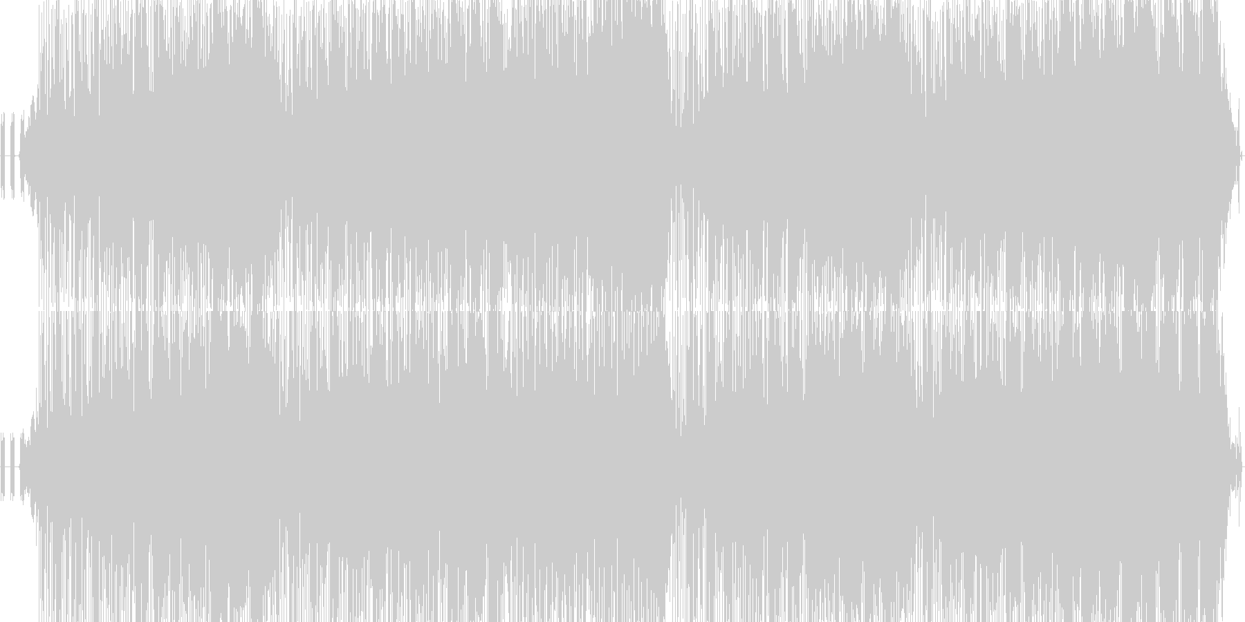 未再生の波形