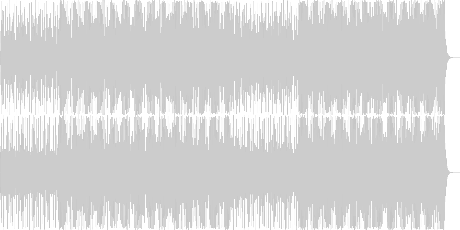 未再生の波形