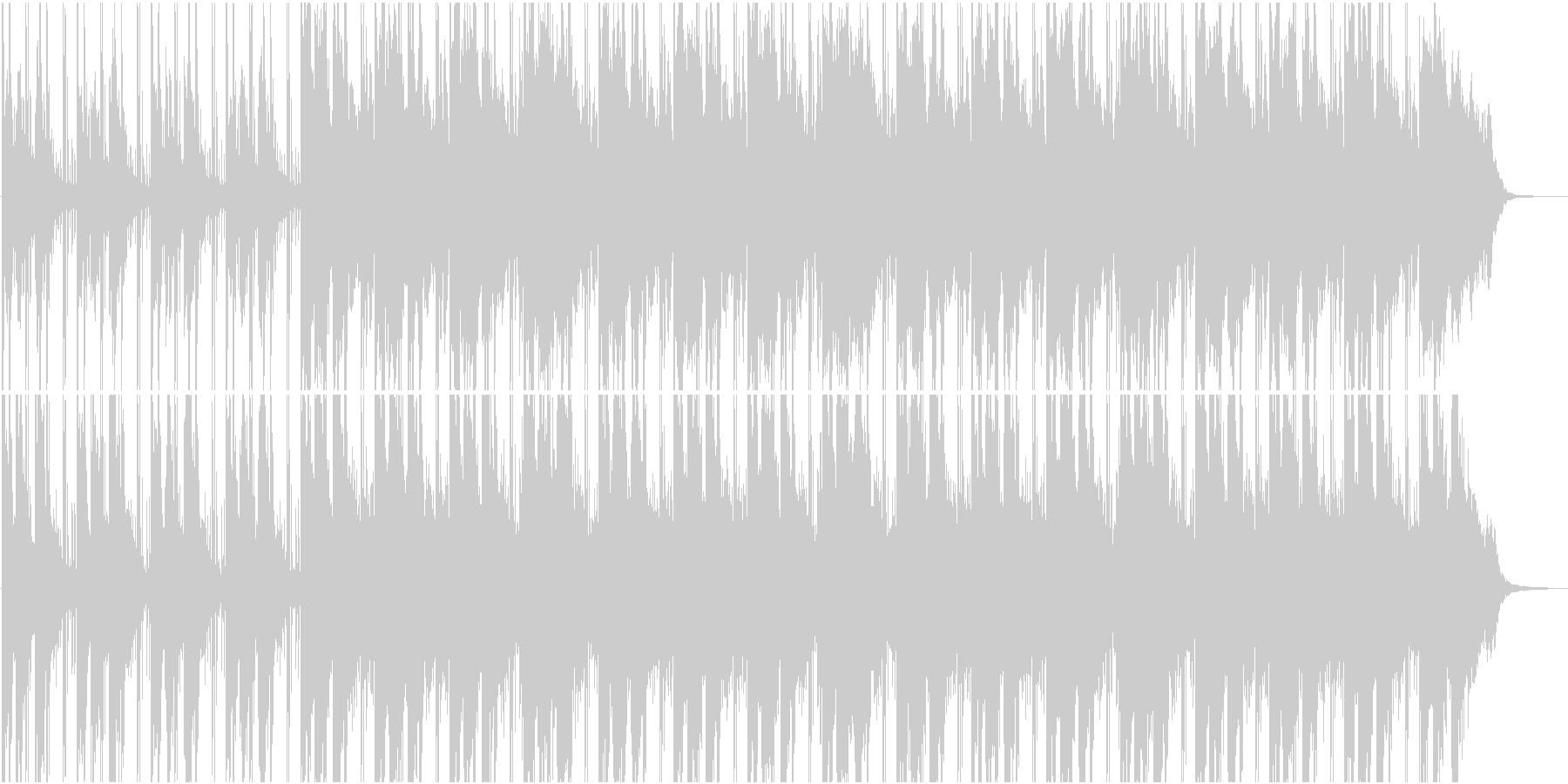 未再生の波形