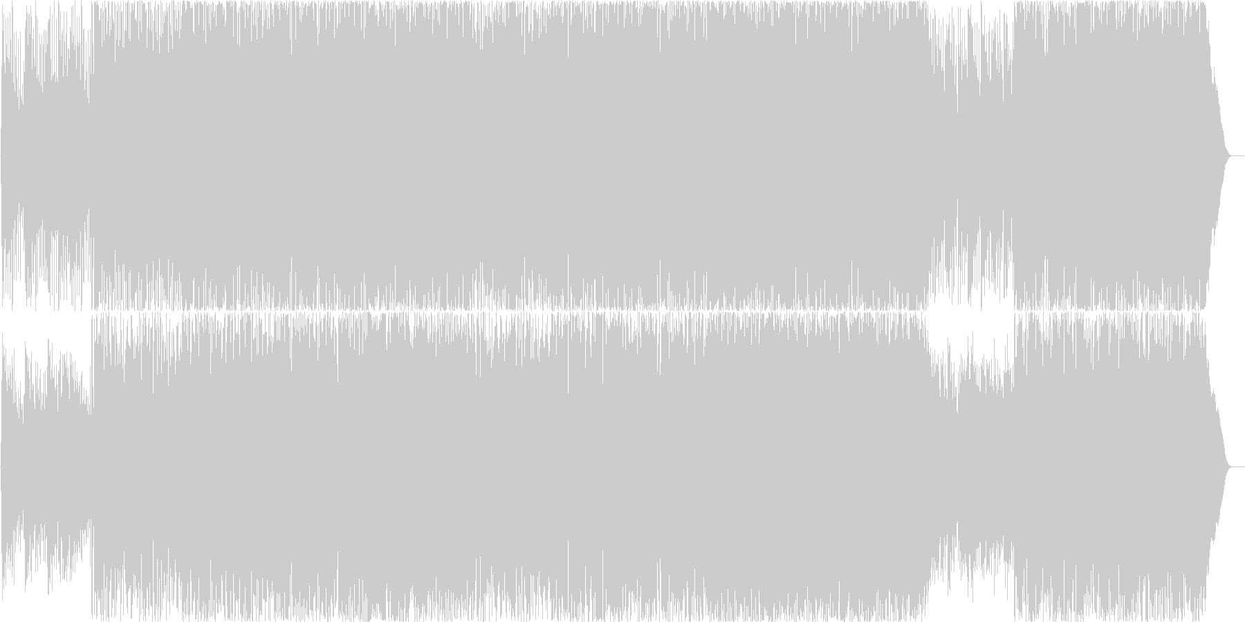 未再生の波形