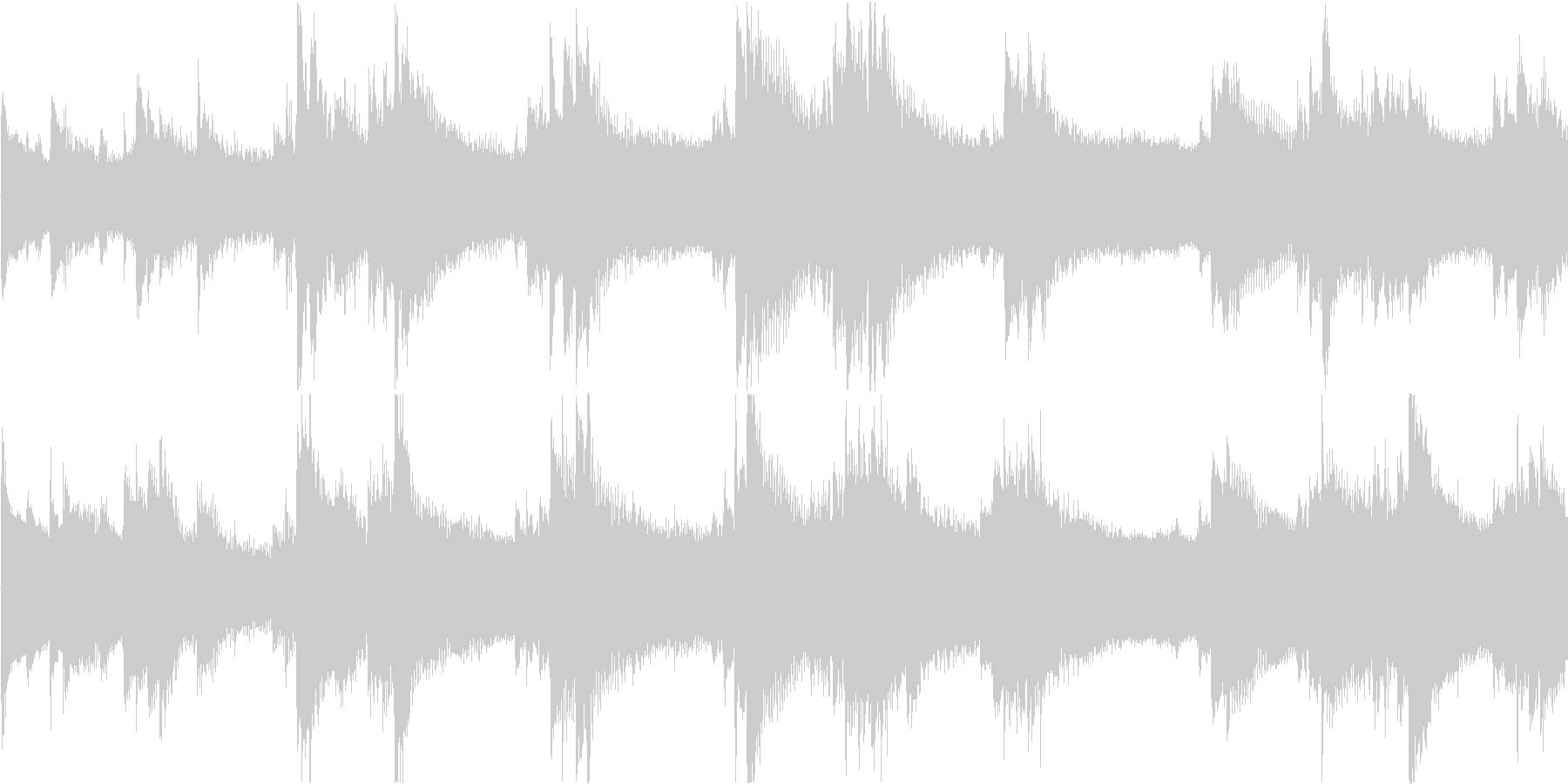 未再生の波形