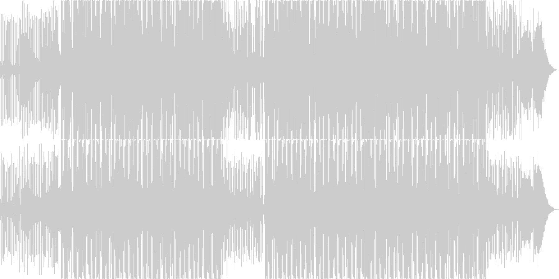 未再生の波形