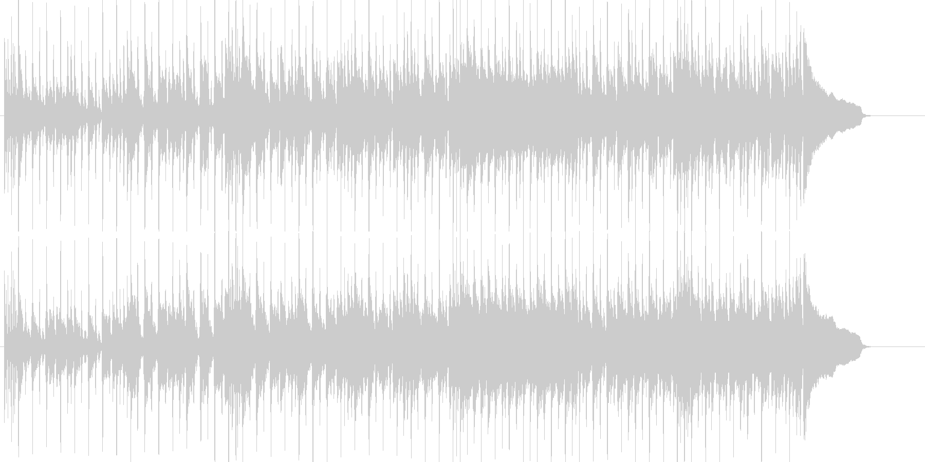 未再生の波形