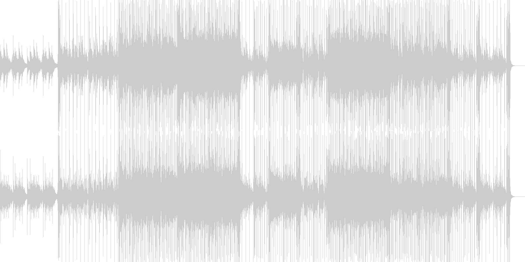 未再生の波形