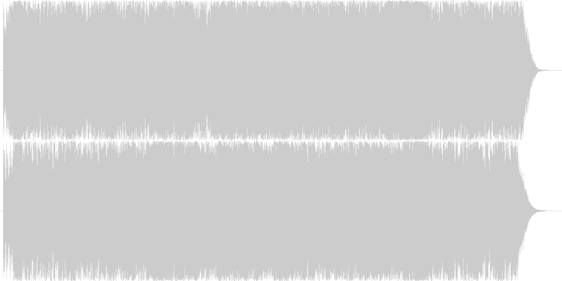 未再生の波形