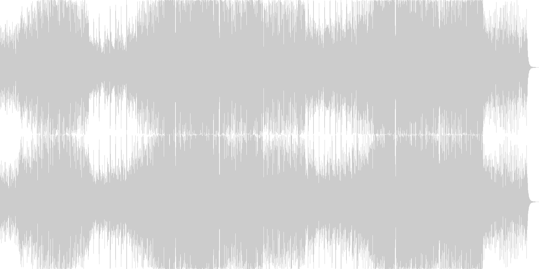 未再生の波形