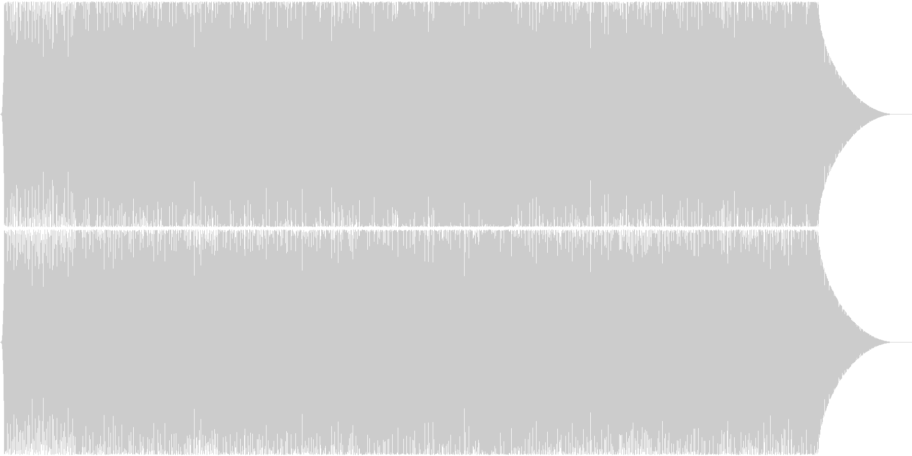 未再生の波形
