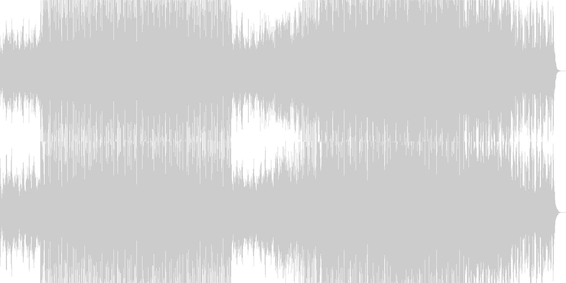 未再生の波形