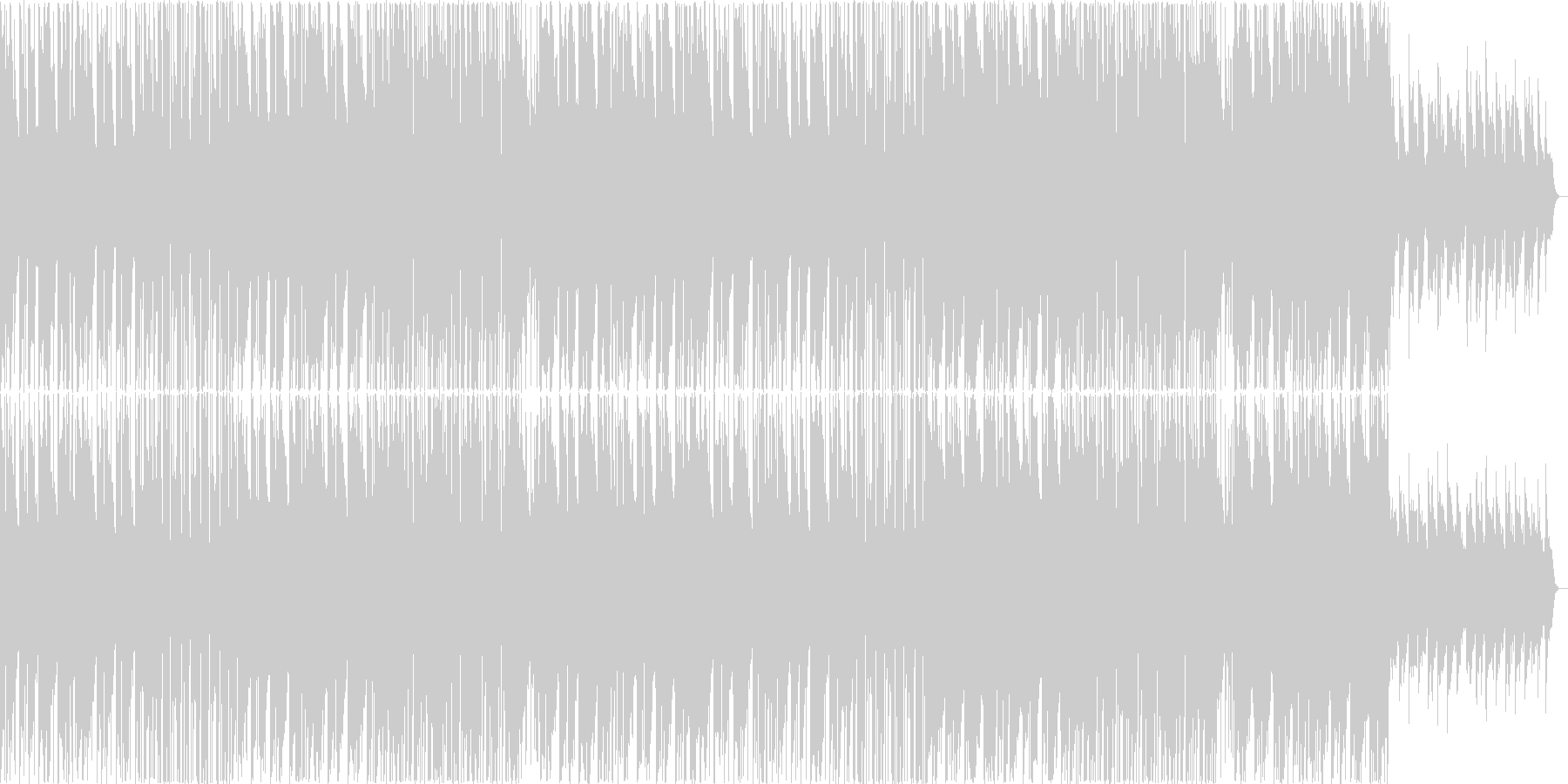 未再生の波形