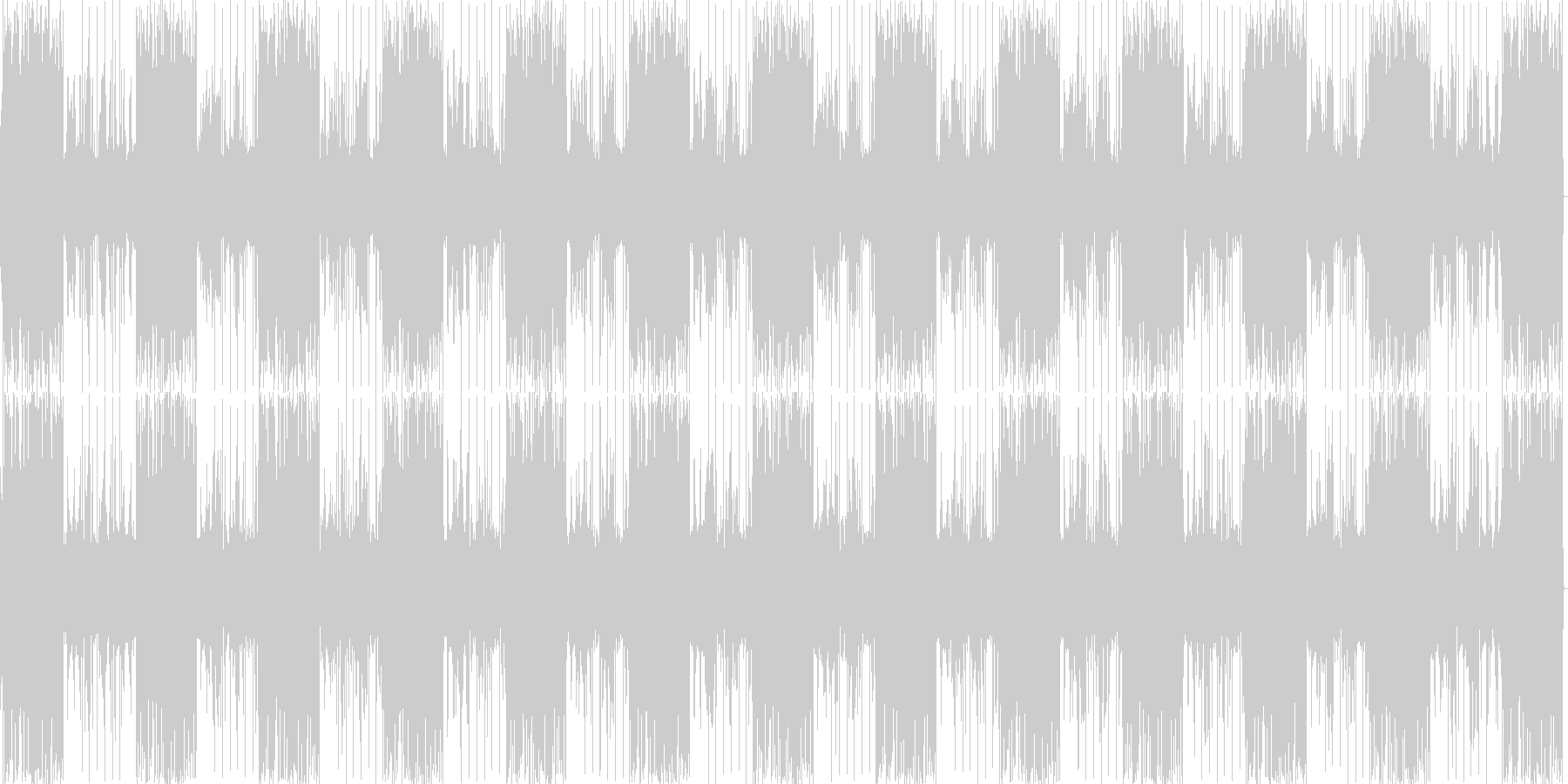 未再生の波形