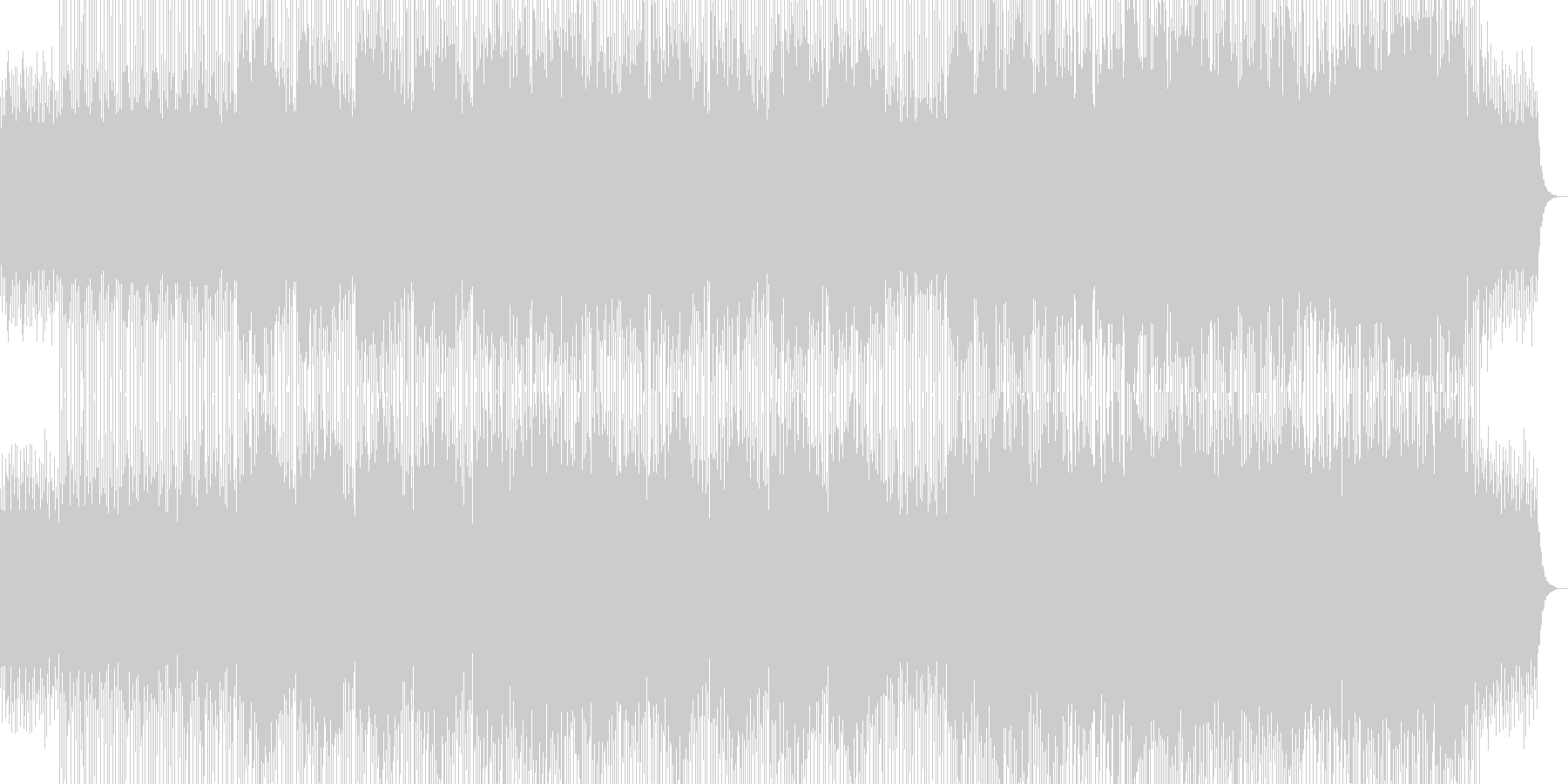 未再生の波形