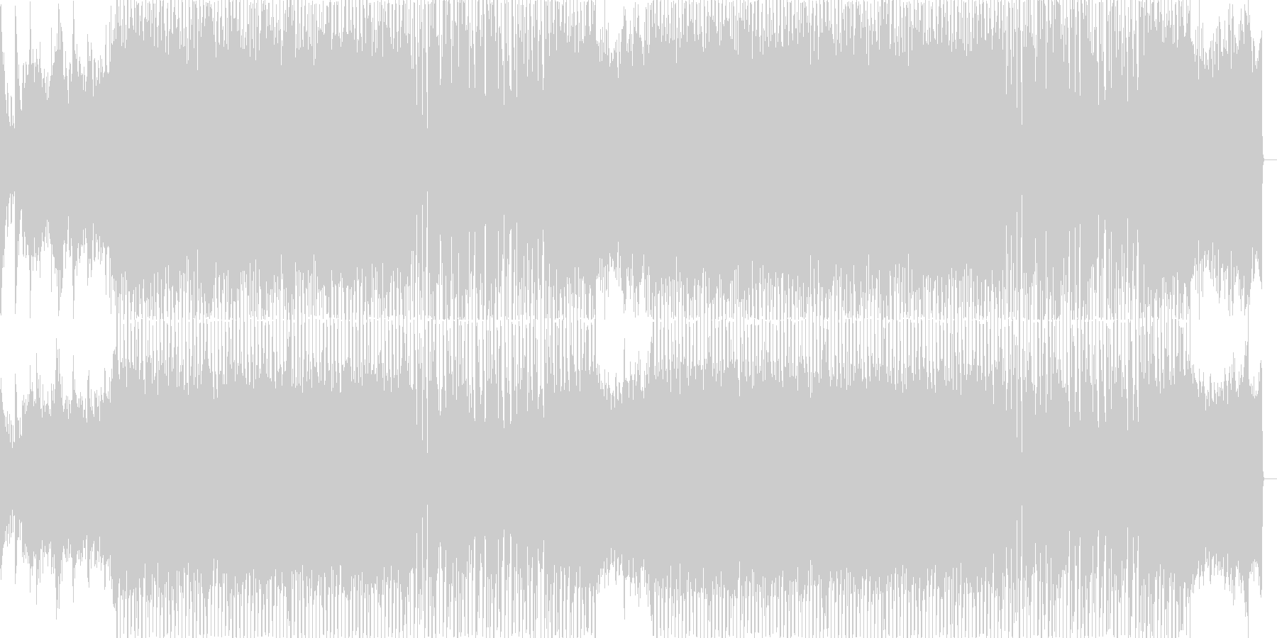 未再生の波形