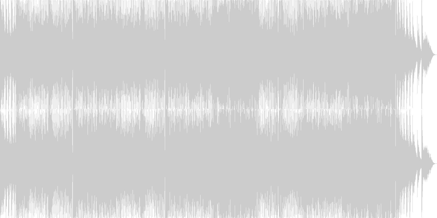 未再生の波形