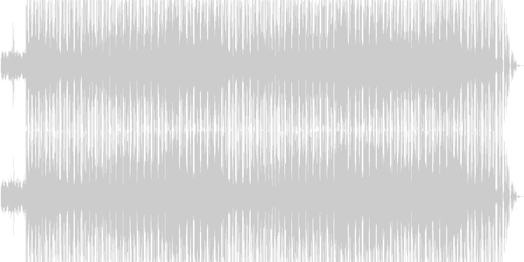 未再生の波形
