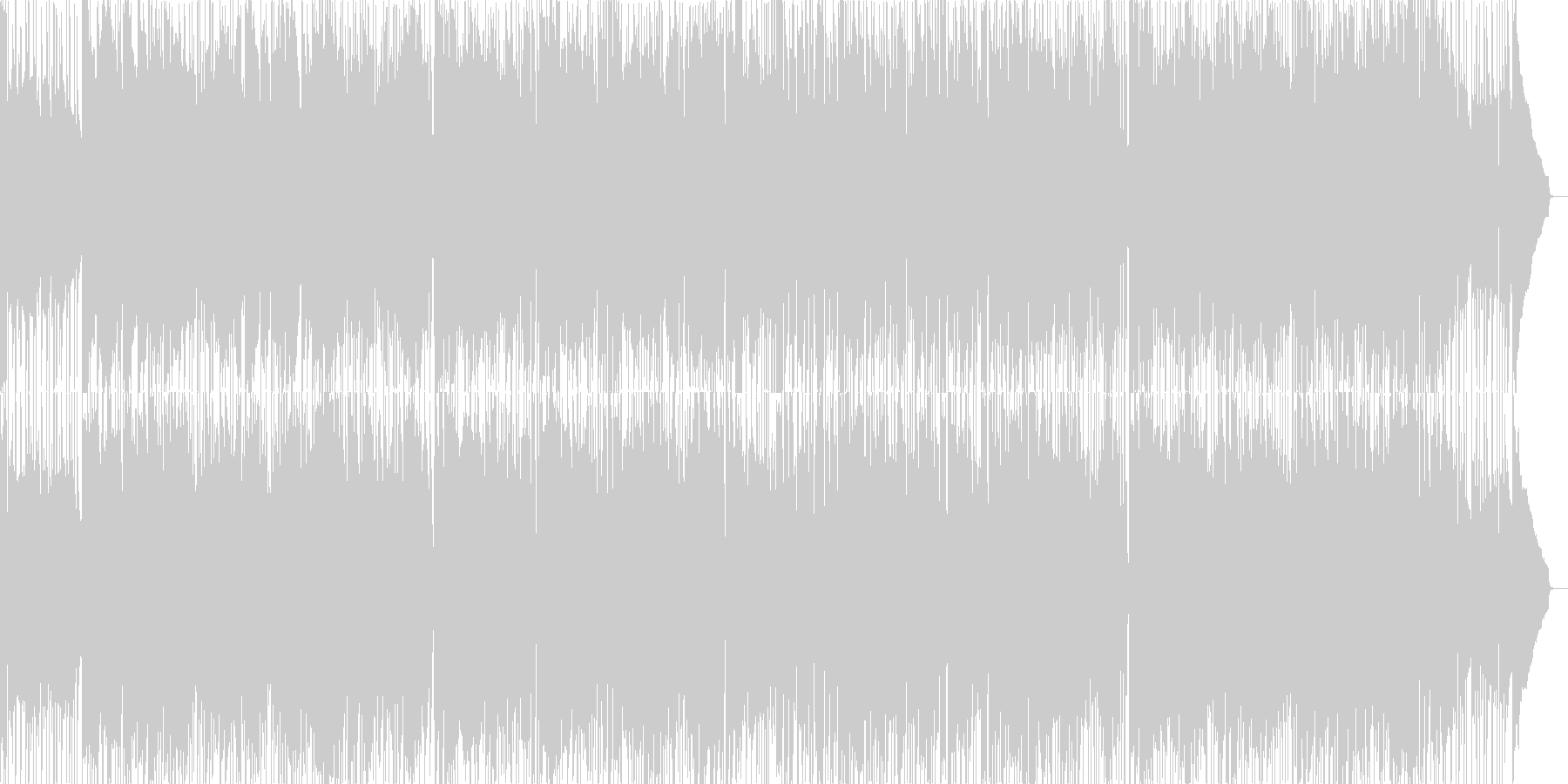 未再生の波形