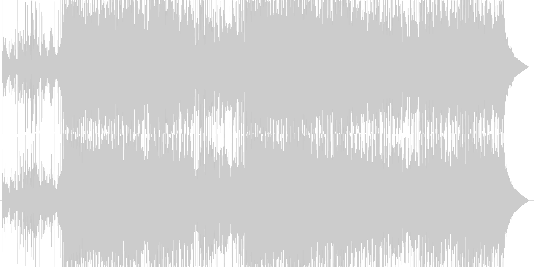 未再生の波形