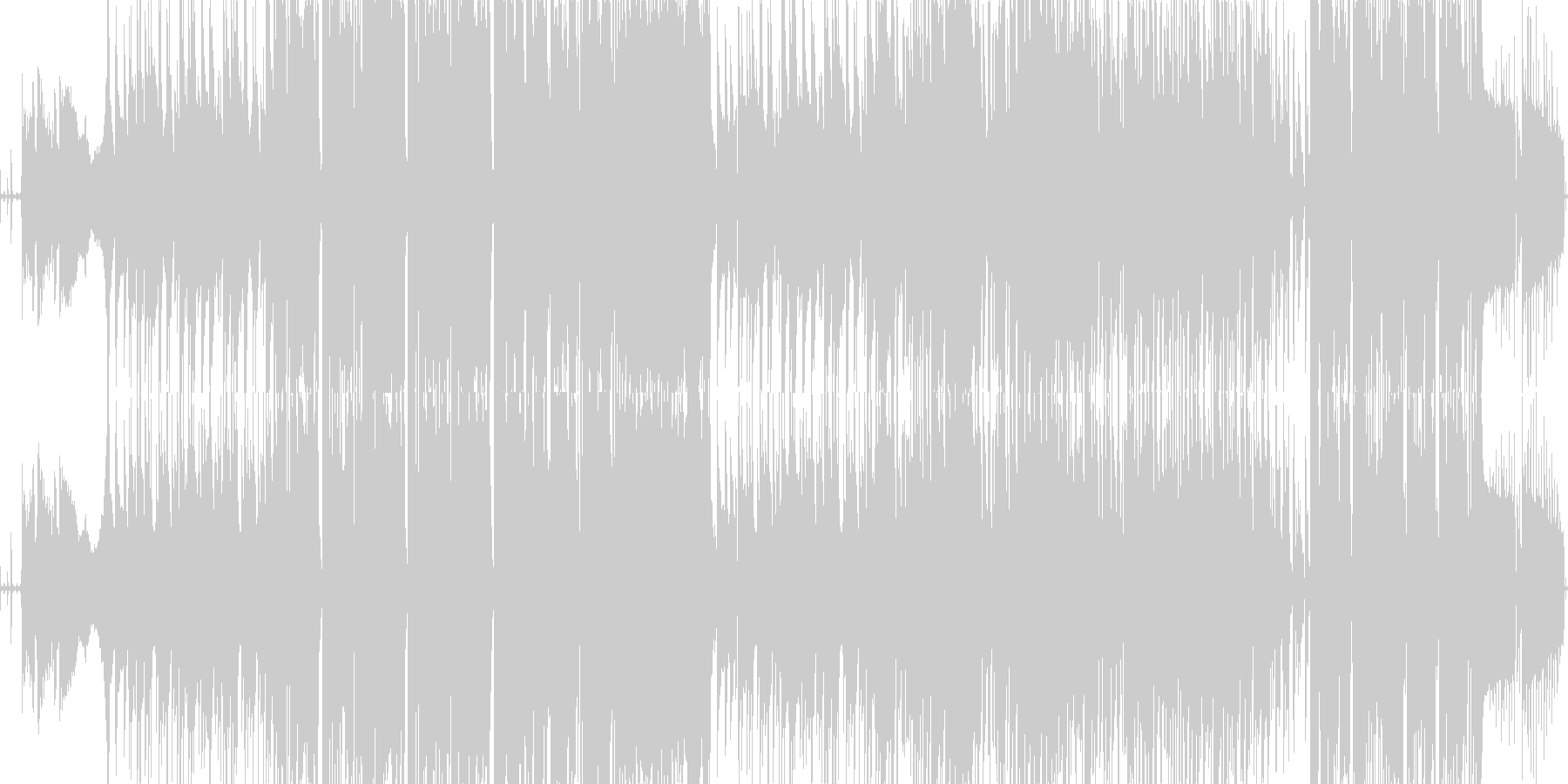 未再生の波形